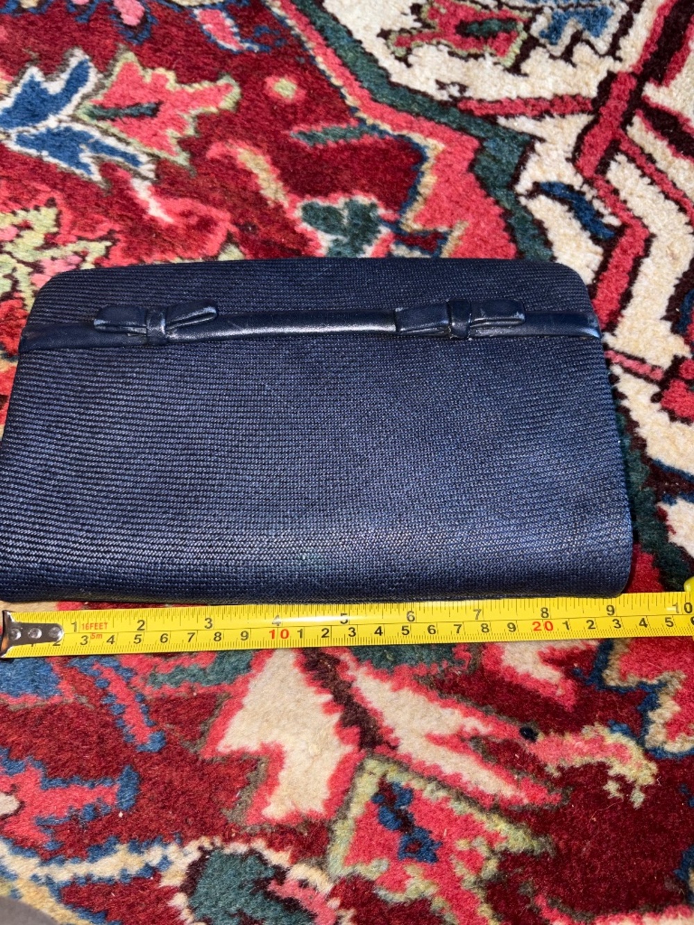 Vintage 1960’s Gucci Navy Woven Clutch